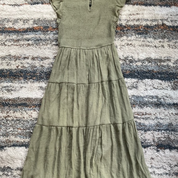 NWOT Sage green maxi dress - Picture 2 of 4